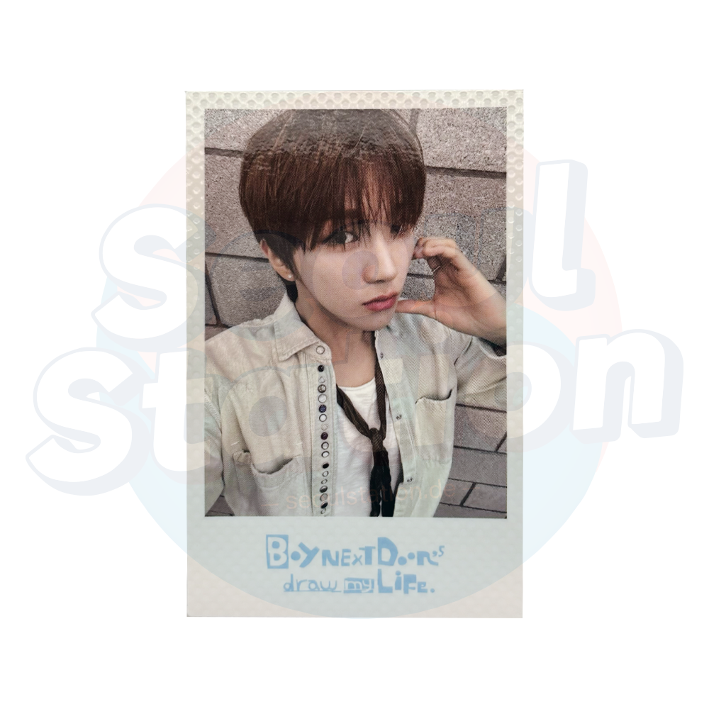 BOYNEXTDOOR - COLLECTED BOOK VOL.1 'draw my LiFe' - Weverse Polaroid Photo Card woonhak brick wall