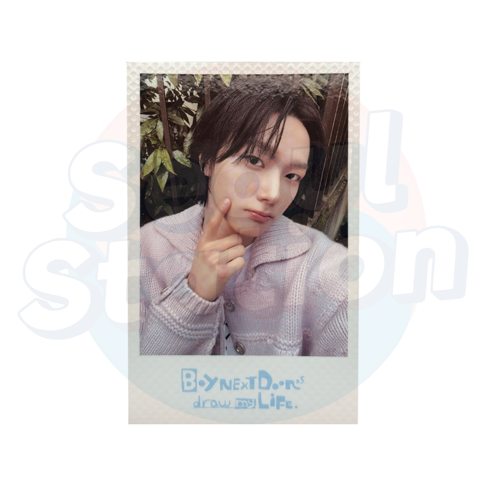 BOYNEXTDOOR - COLLECTED BOOK VOL.1 'draw my LiFe' - Weverse Polaroid Photo Card sungho outside