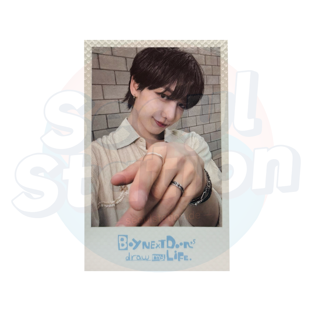 BOYNEXTDOOR - COLLECTED BOOK VOL.1 'draw my LiFe' - Weverse Polaroid Photo Card jaehyun brick wall