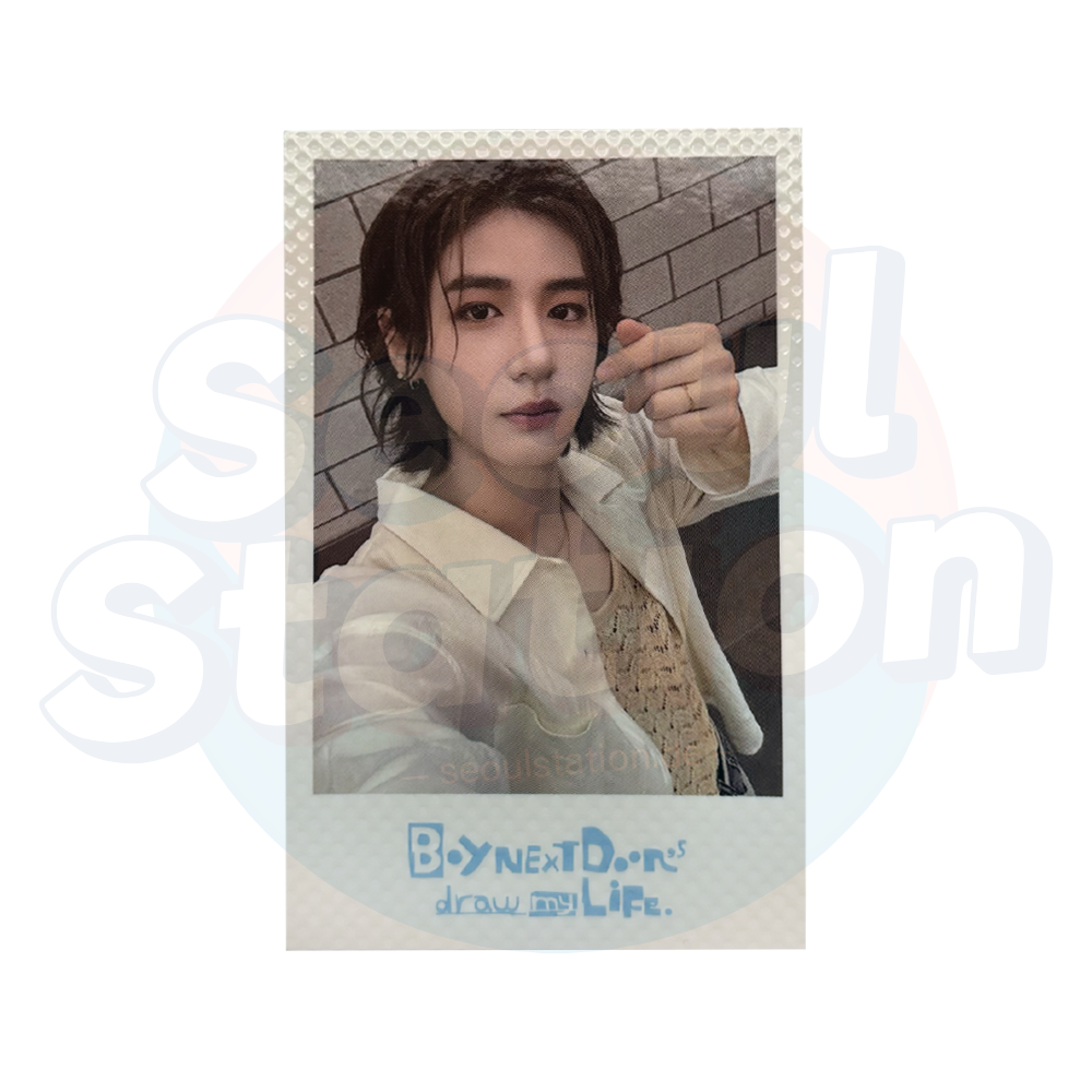 BOYNEXTDOOR - COLLECTED BOOK VOL.1 'draw my LiFe' - Weverse Polaroid Photo Card leehan brick wall