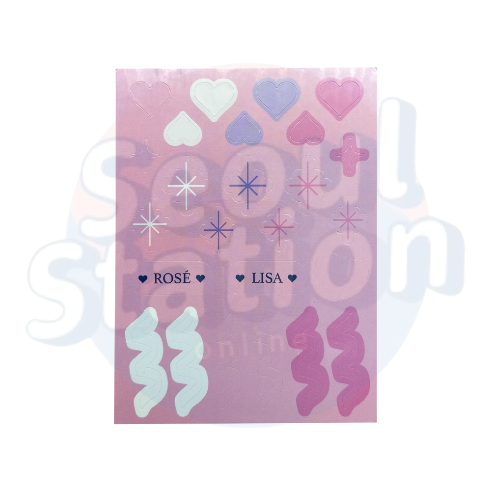 BLACKPINK - BORN PINK - WEVERSE Tin Case Toploader + Sticker Set Pink Sheet