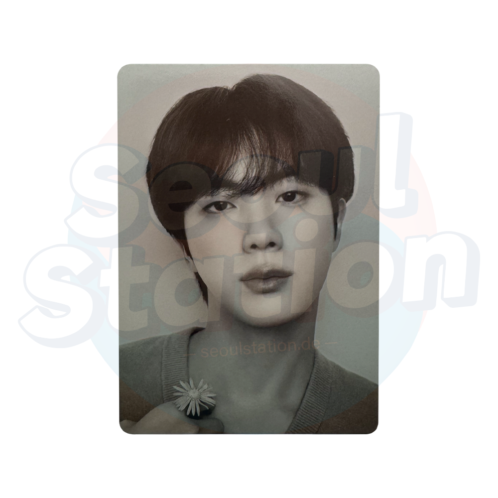 BTS - POP-UP : MONOCHROME - MNCR Mini Photo Card - JIN Ver. 3/6