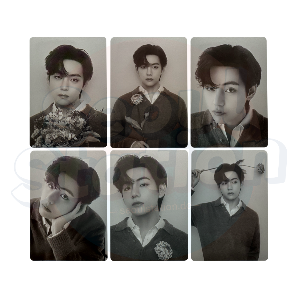 BTS - POP-UP : MONOCHROME - MNCR Mini Photo Card - V Ver.