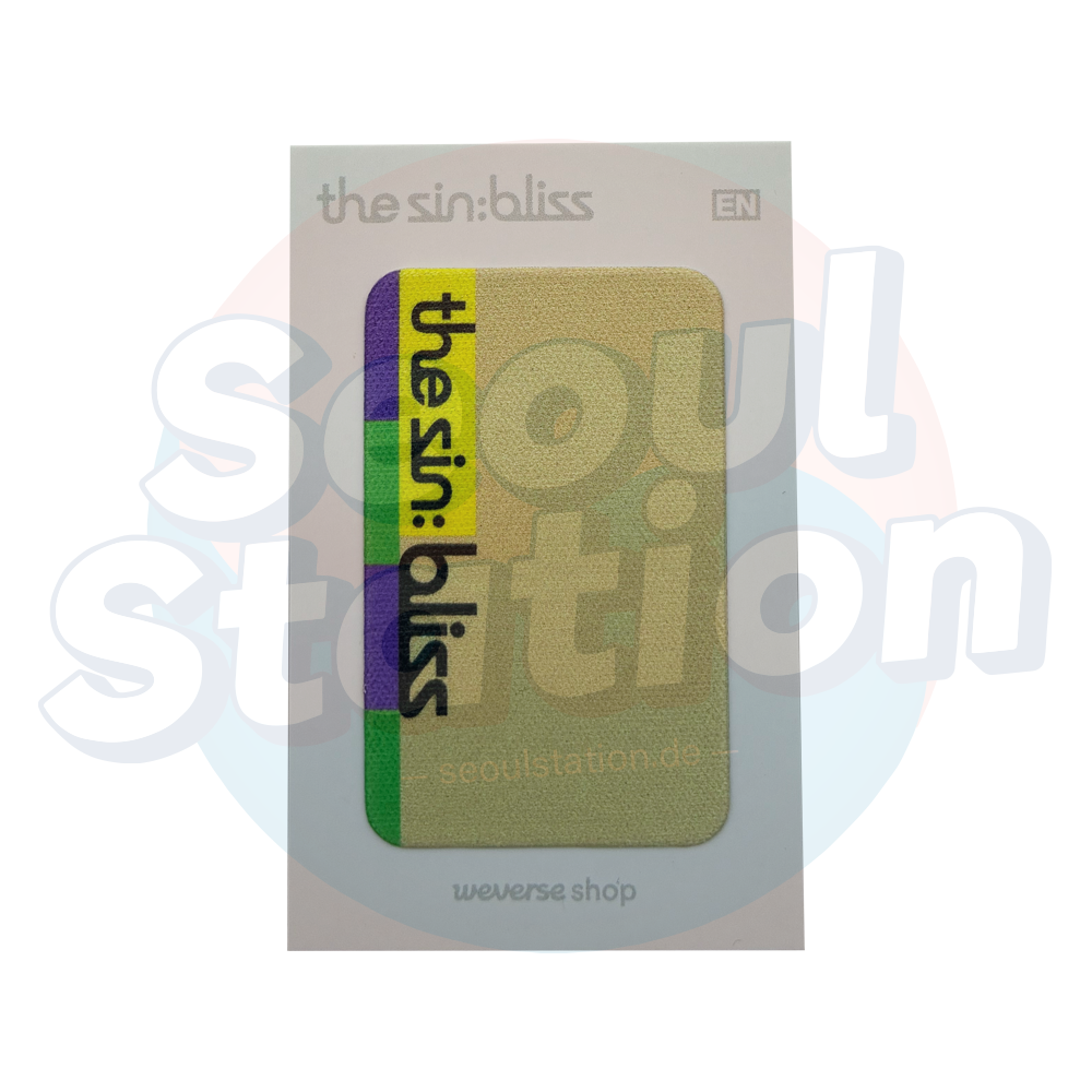 ENHYPEN - 8th Mini Album 'THE SIN : BLISS' - WEVERSE LCD Cleaner Sticker