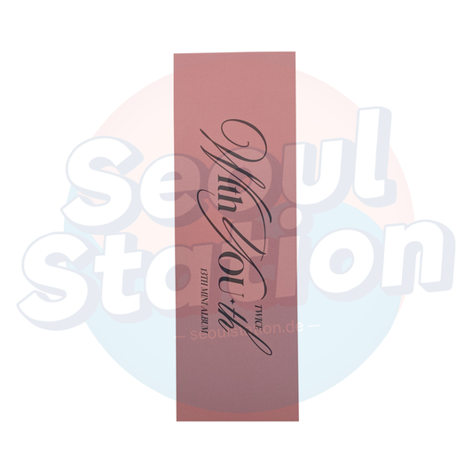 TWICE - 13th Mini Album: 'With YOU-th' - Soundwave Bookmark 1