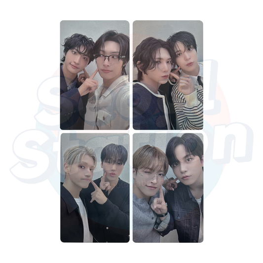 ATEEZ - GOLDEN HOUR Part.3 -  TOKTOQ Lucky Draw Double Sided UNIT Photocard