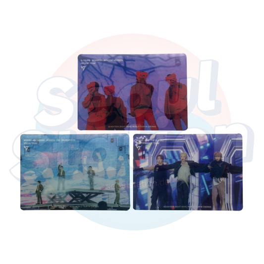 SEVENTEEN - 'RIGHT HERE' WORLD TOUR (IN) CINEMA Program Book - transparent Unit Photo Card