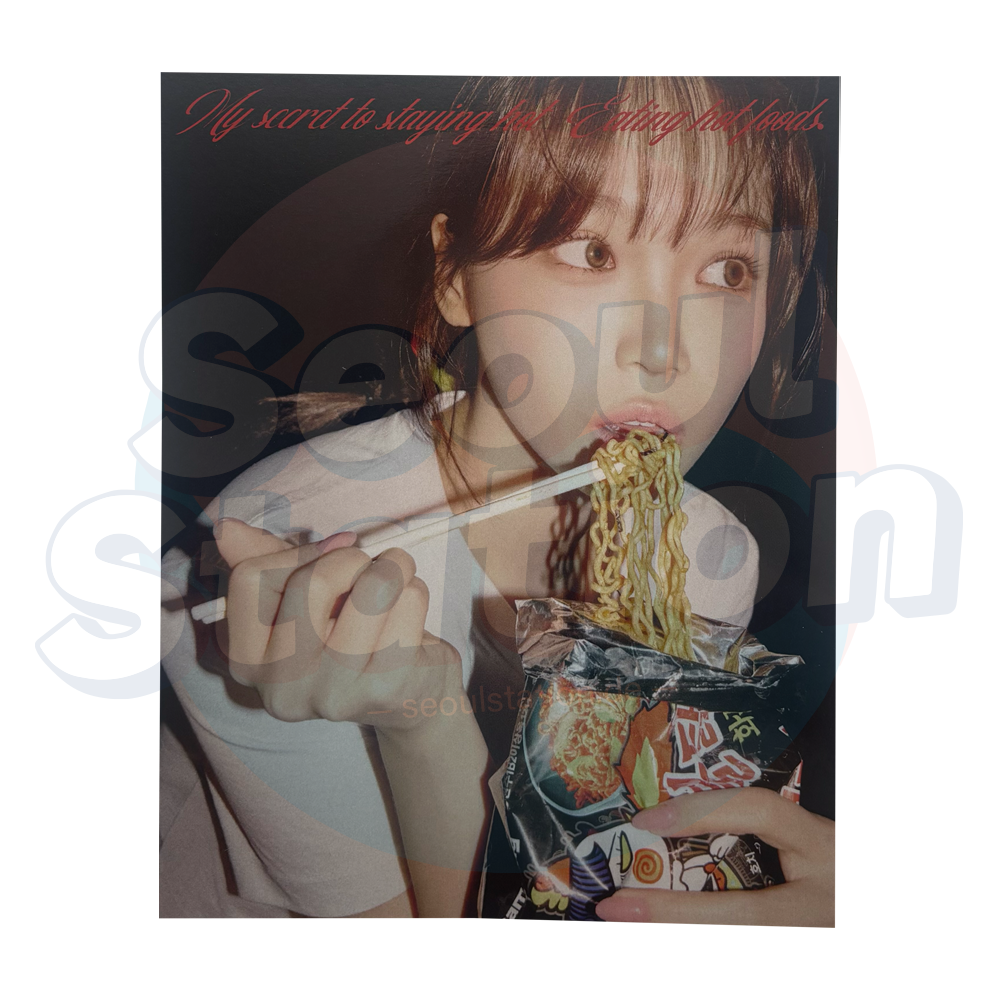 LE SSERAFIM - 5th Mini Album: HOT - WEVERSE Mini Poster Chaewon