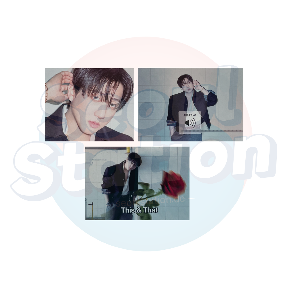 STRAY KIDS - 10th Mini Album 'THIS&THAT' (FANS ALBUM Ver.) - Member Sticker Set (3EA) seoulstation.de Changbin