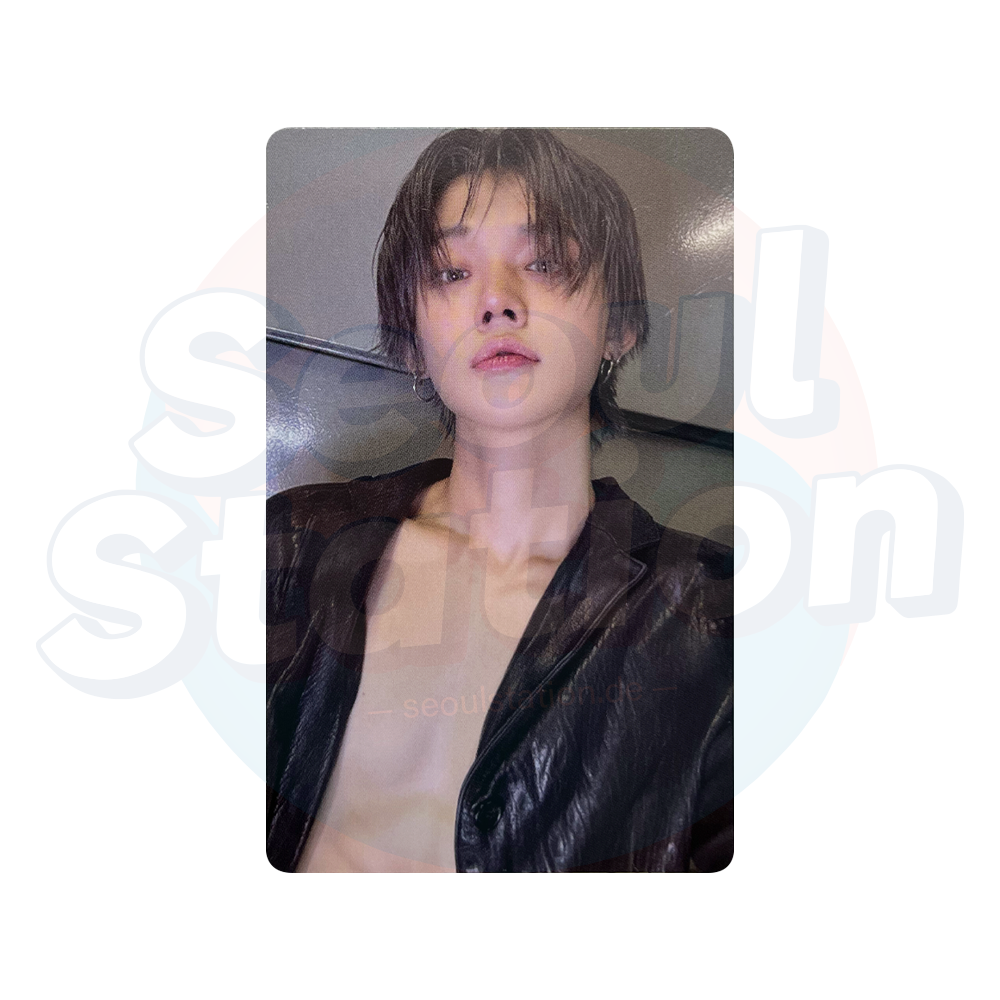YEONJUN - 'NO LABELS : PART 01' - WEVERSE Shop Lucky Draw Photocard black jacket
