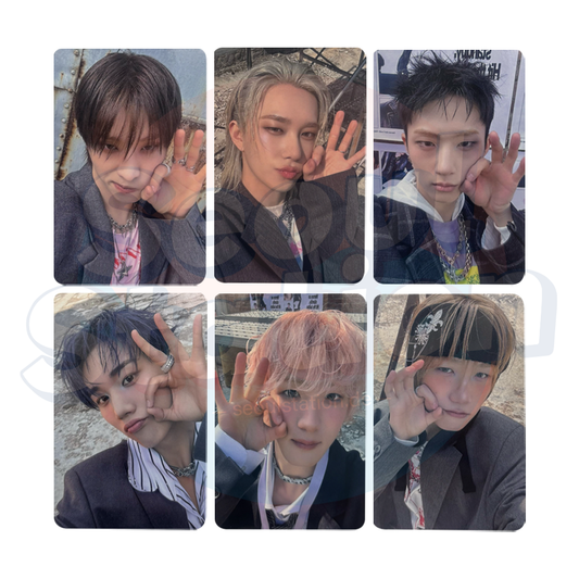 P1Harmony - 8th Mini Album 'DUH!'  - KTOWN4U Photo Card (Plain White T. Ver.)