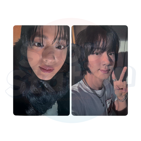 JIN - ECHO - WEVERSE Early Bird Photo Card (Pink back)