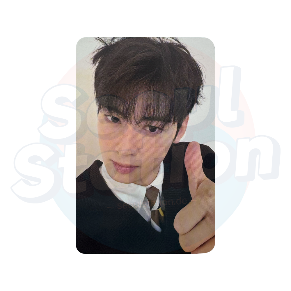 CHA EUN WOO (ASTRO) - 2026 Season's Greetings 'LUCKY EXPRESS' - WITHMUU Photocard thumbs up