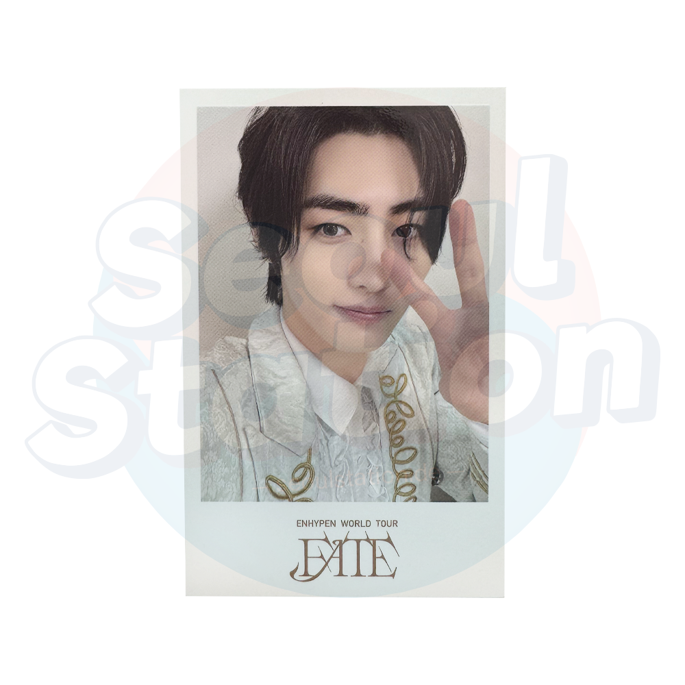 ENHYPEN - World Tour 'FATE' - WEVERSE Polaroid Photo Card sunghoon