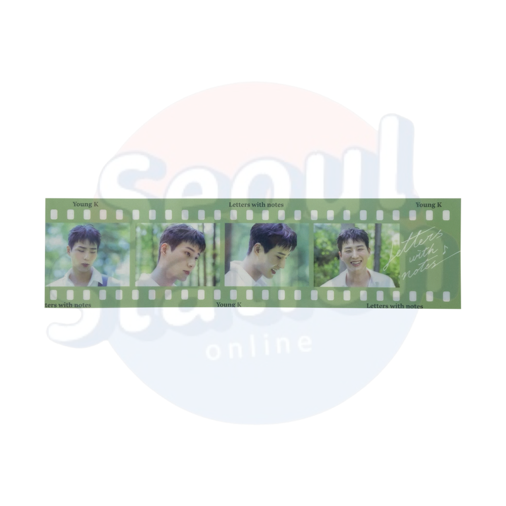 YOUNG.K - 1st Full Album 'LETTERS WITH NOTES' - 4-CUT Filmstrip