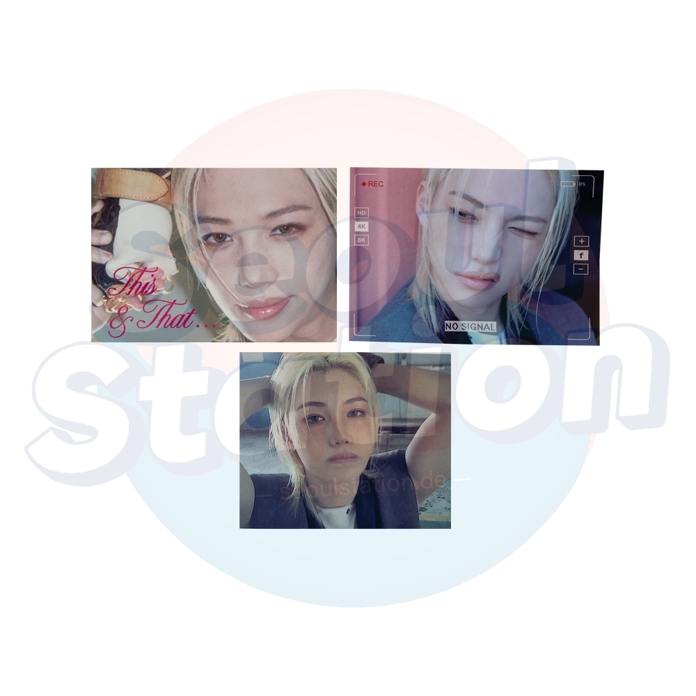 STRAY KIDS - 10th Mini Album 'THIS&THAT' (FANS ALBUM Ver.) - Member Sticker Set (3EA) seoulstation.de Felix