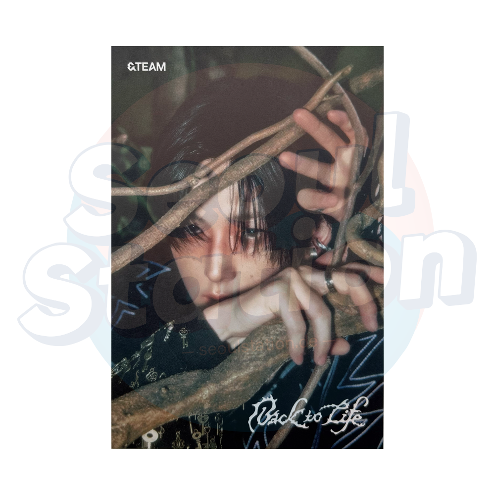 &TEAM - 1st Korean Mini Album 'BACK TO LIFE' - APPLE MUSIC Postcard Fuma