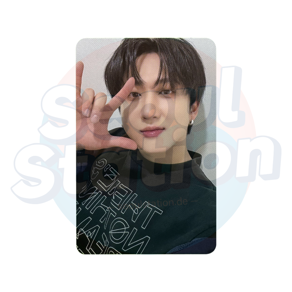 Stray Kids - 樂-STAR - ROCK STAR - 4th Lucky Draw Event - Soundwave Photo Card (PINK & MESSAGE back) changbin