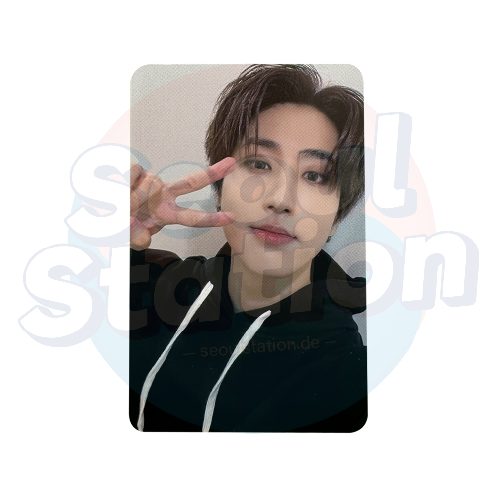 Stray Kids - 樂-STAR - ROCK STAR - 4th Lucky Draw Event - Soundwave Photo Card (PINK & MESSAGE back) han
