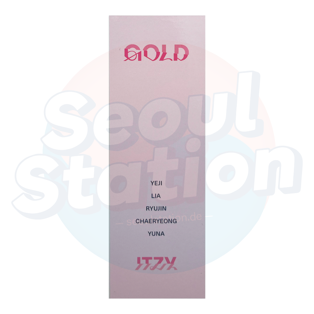 ITZY - GOLD - Soundwave Lucky Draw Bookmark