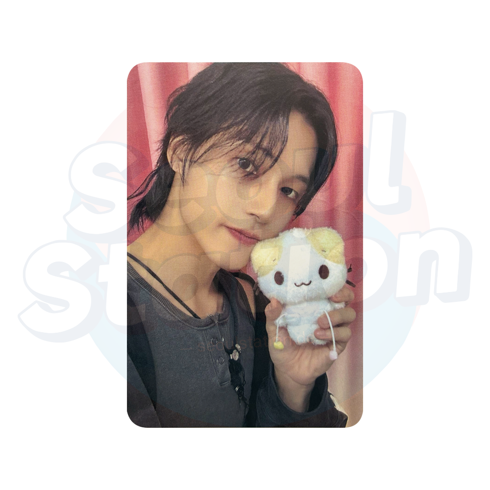 ATEEZ - 14th Mini Album 'GOLDEN HOUR Part.5' - SOUNDWAVE Pop-Up Lucky Draw Event Photocard - SET B (Cat Plush) seoulstation.de wooyoung