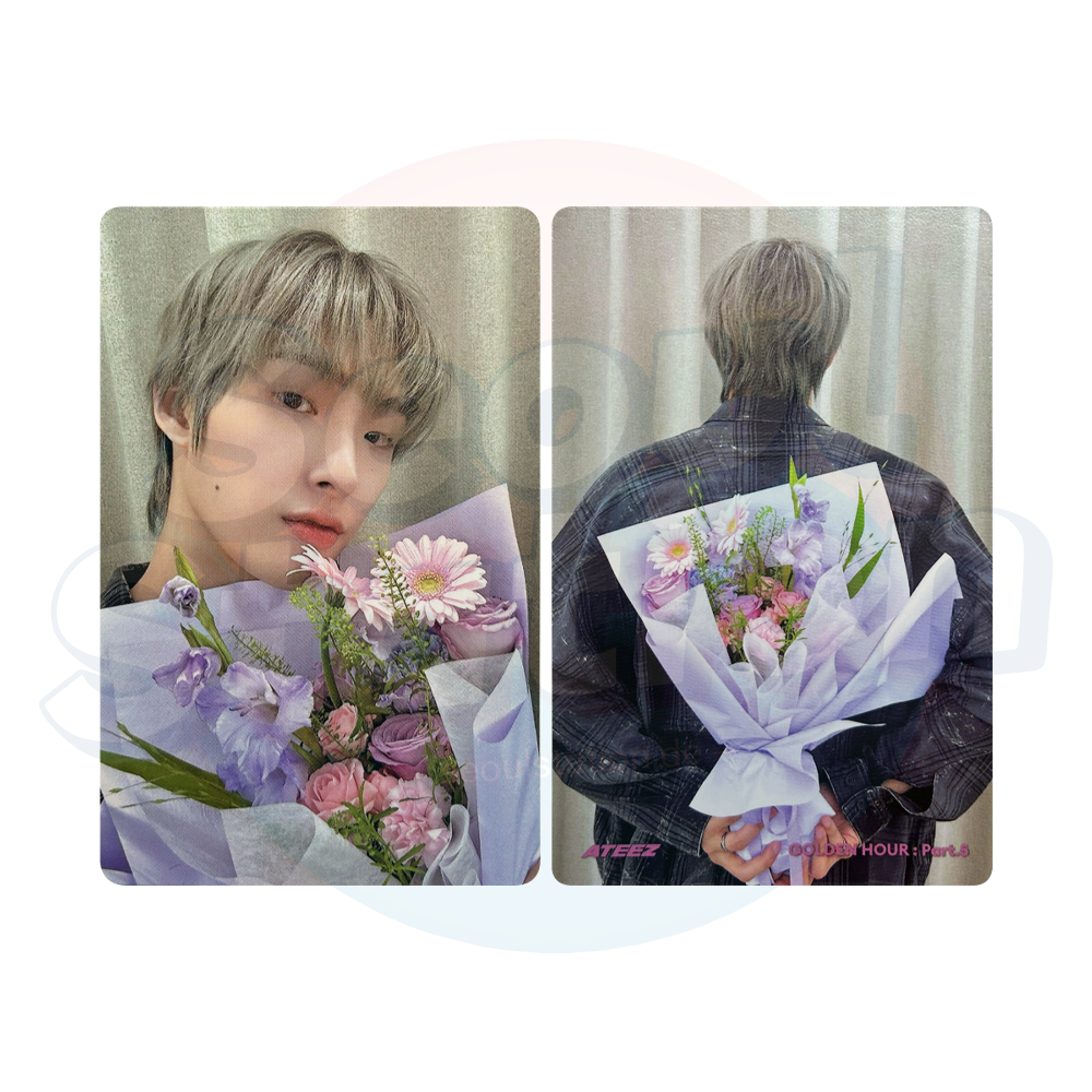 ATEEZ - 14th Mini Album 'GOLDEN HOUR Part.5' - DIGIPACK Ver. - TOKTOQ Double Sided Photocard seoulstation.de mingi