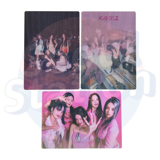(G)I-DLE - I FEEL - WEVERSE Lenticular Postcard