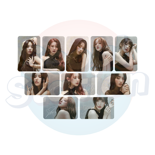 (G)I-DLE - 2nd Full Album '2' - SUPER LADY Photo Cards (Grey Ver.)