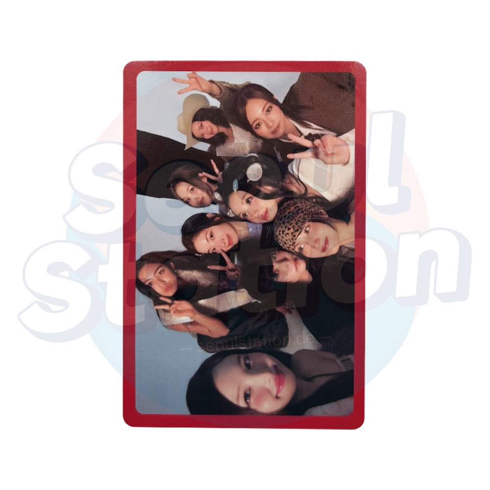 TWICE - Special Album 'TEN: THE STORY GOES ON' - Photocard - SET B (Red) Group