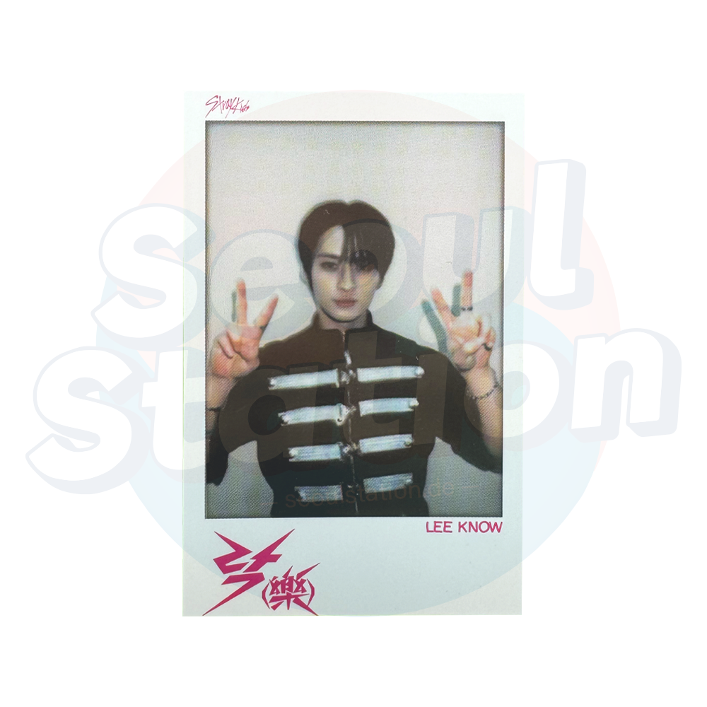 Stray Kids - 樂-STAR - ROCK STAR - Soundwave 4th Lucky Draw Event Polaroid Photo Card lee know