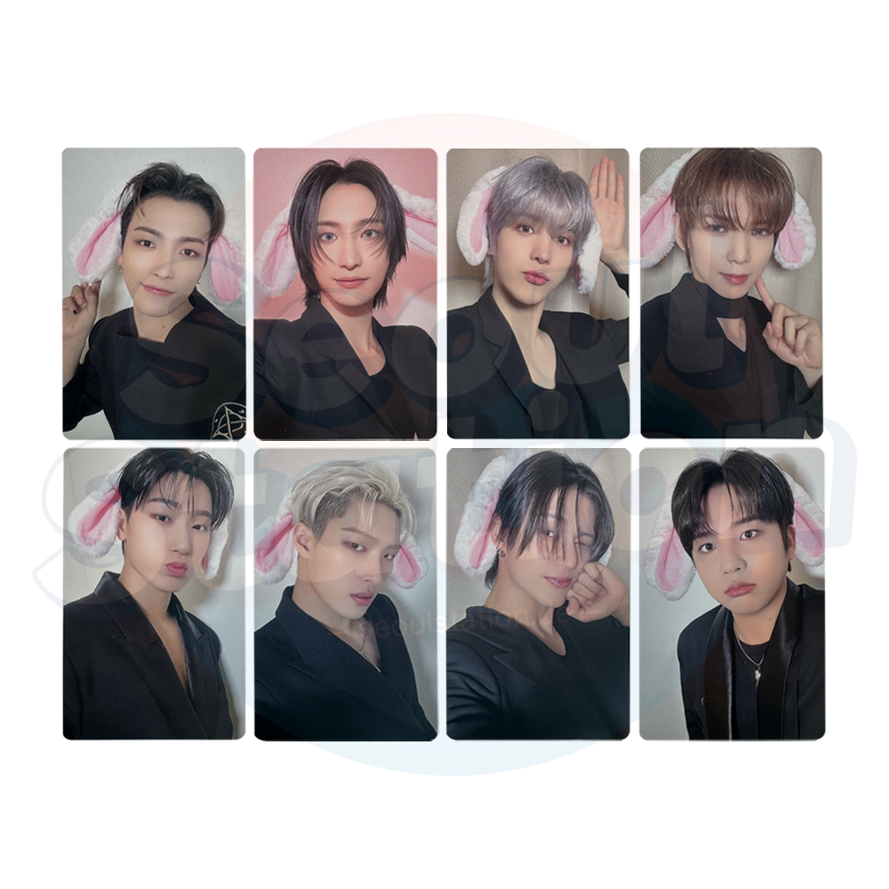 ATEEZ - GOLDEN HOUR Part.2 - TOKTOQ Only Photo Card - SET A (BUNNY EARS)