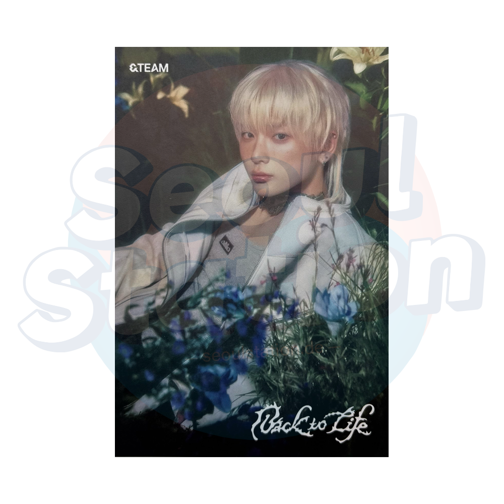 &TEAM - 1st Korean Mini Album 'BACK TO LIFE' - APPLE MUSIC Postcard Harua