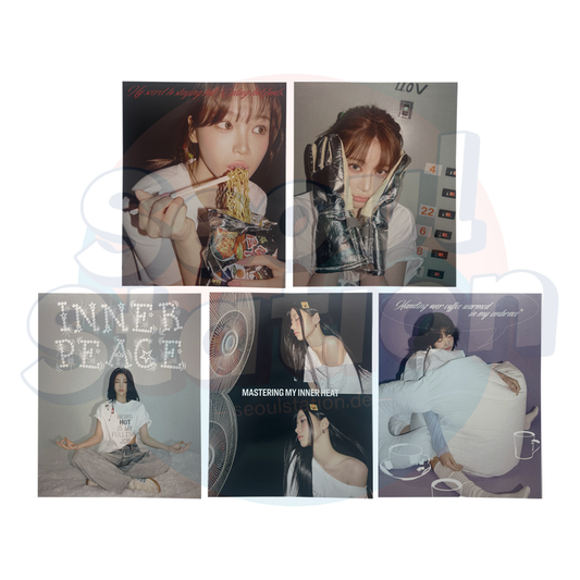 LE SSERAFIM - 5th Mini Album: HOT - WEVERSE Mini Poster