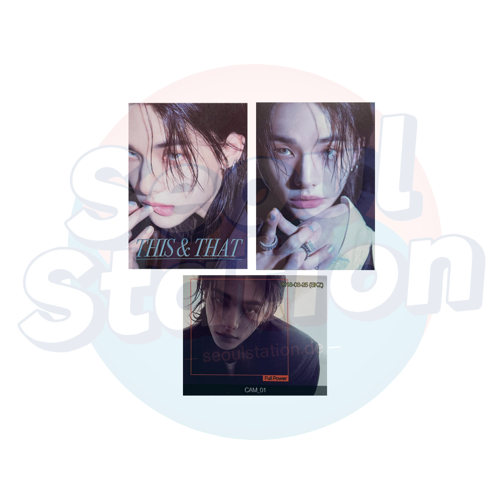 STRAY KIDS - 10th Mini Album 'THIS&THAT' (FANS ALBUM Ver.) - Member Sticker Set (3EA) seoulstation.de Hyunjin