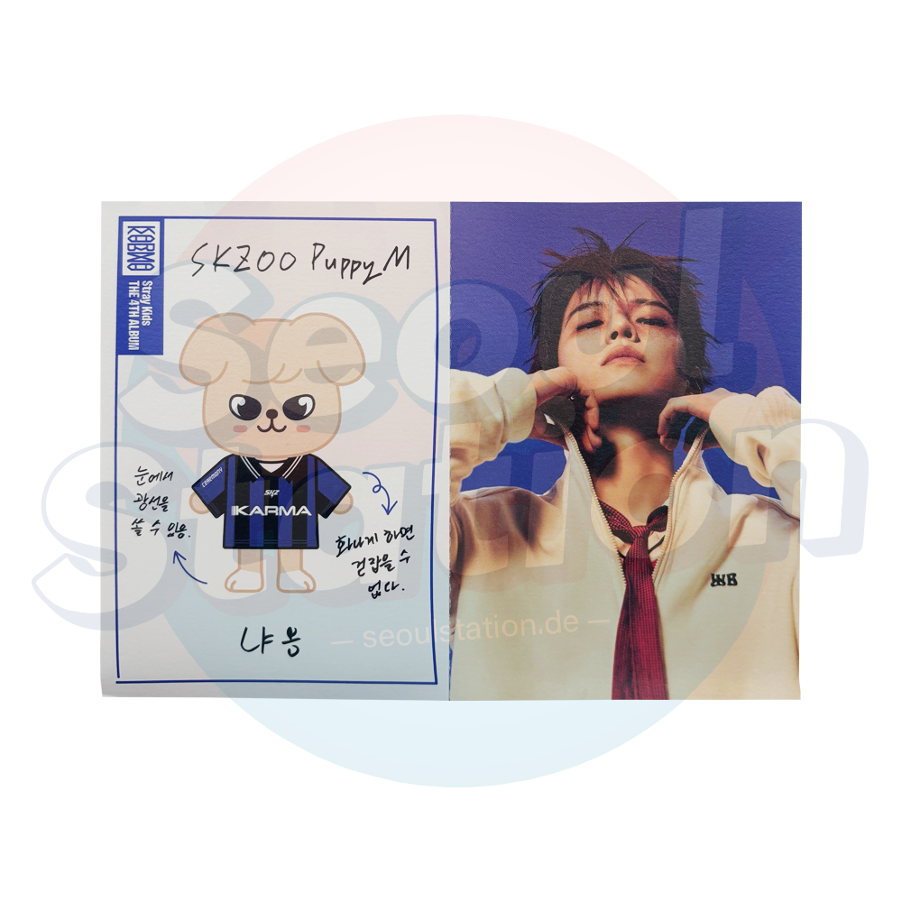 STRAY KIDS - KARMA - SKZOO Album Ver. - SKZOO Profile Card PuppyM