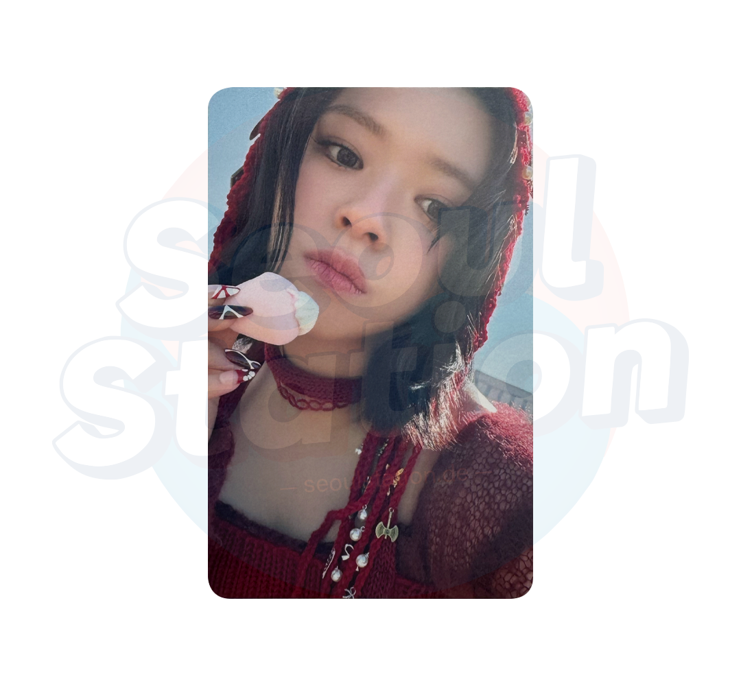 TWICE - 4th Full Album 'THIS IS FOR' - SOUNDWAVE Lucky Draw Photocard - SET A (Strawberry) jeongyeon