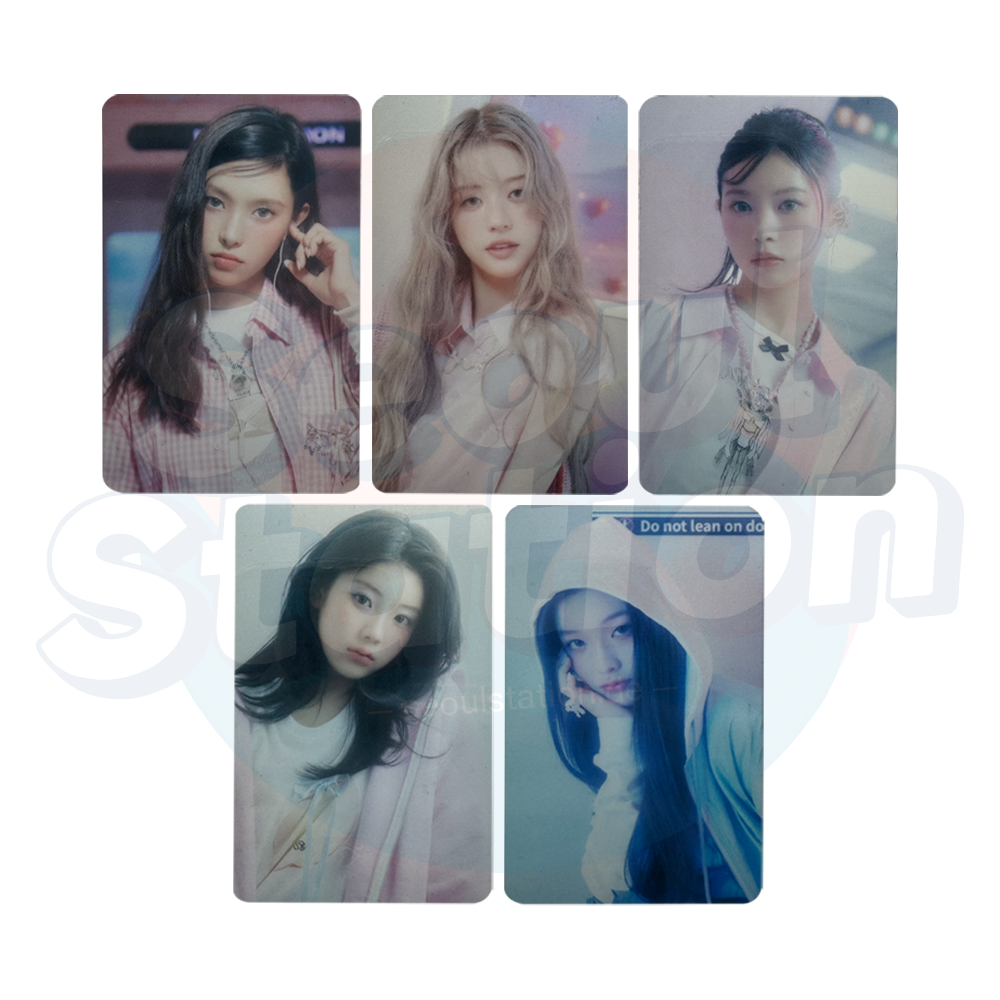 ILLIT - 2nd Mini Album: 'I'LL LIKE YOU' - GLITT Ver. - Apple Music Transparent Photo Card