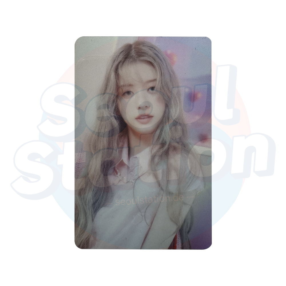 ILLIT - 2nd Mini Album: 'I'LL LIKE YOU' - GLITT Ver. - Apple Music Transparent Photo Card minju