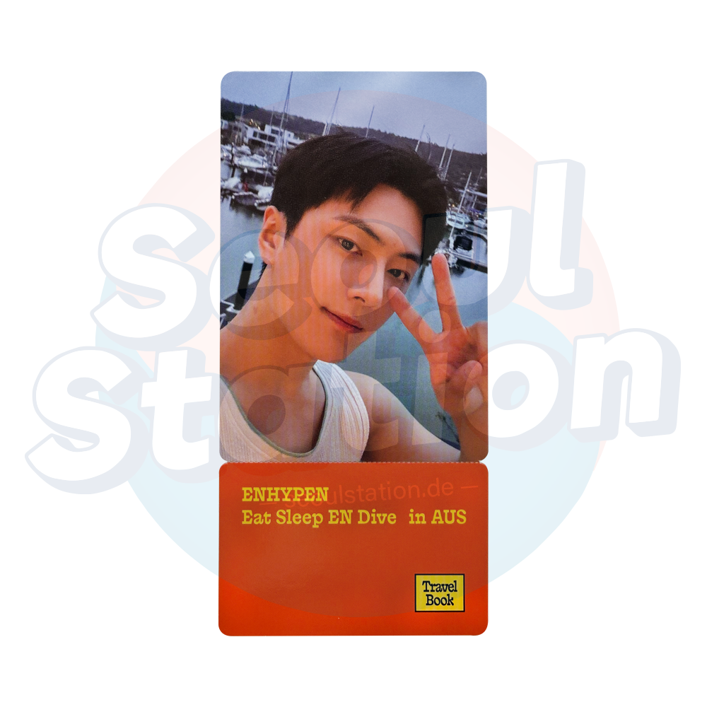 ENHYPEN - Travel Book - Eat Sleep EN Dive in AUS - WEVERSE Photocard Ticket seoulstation.de