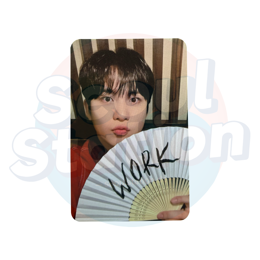 ATEEZ - GOLDEN HOUR Part.1 - Soundwave Lucky Draw Photo Card (Black Letters) Jongho