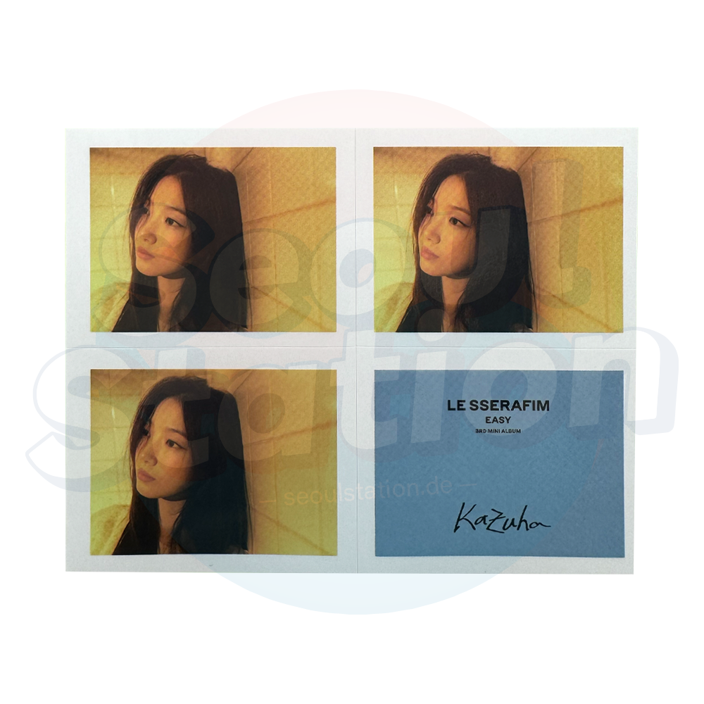 LE SSERAFIM - 3rd Mini Album: EASY - WEVERSE Mini Sticker kazuha