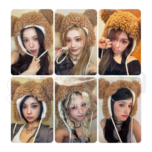KEP1ER - 8th Mini Album 'CRACK CODE' - KTOWN4U Lucky Draw Photocard - TEDDY BEAR Ver.