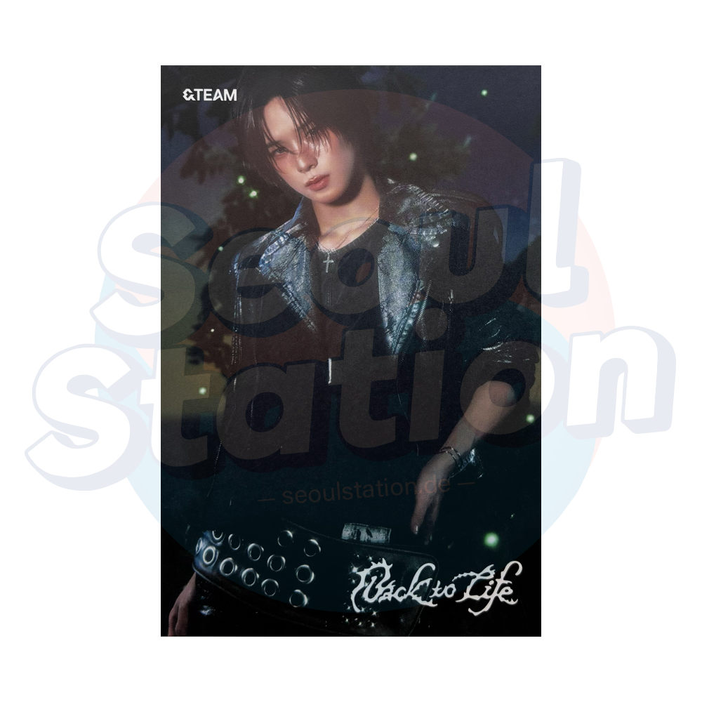 &TEAM - 1st Korean Mini Album 'BACK TO LIFE' - APPLE MUSIC Postcard K