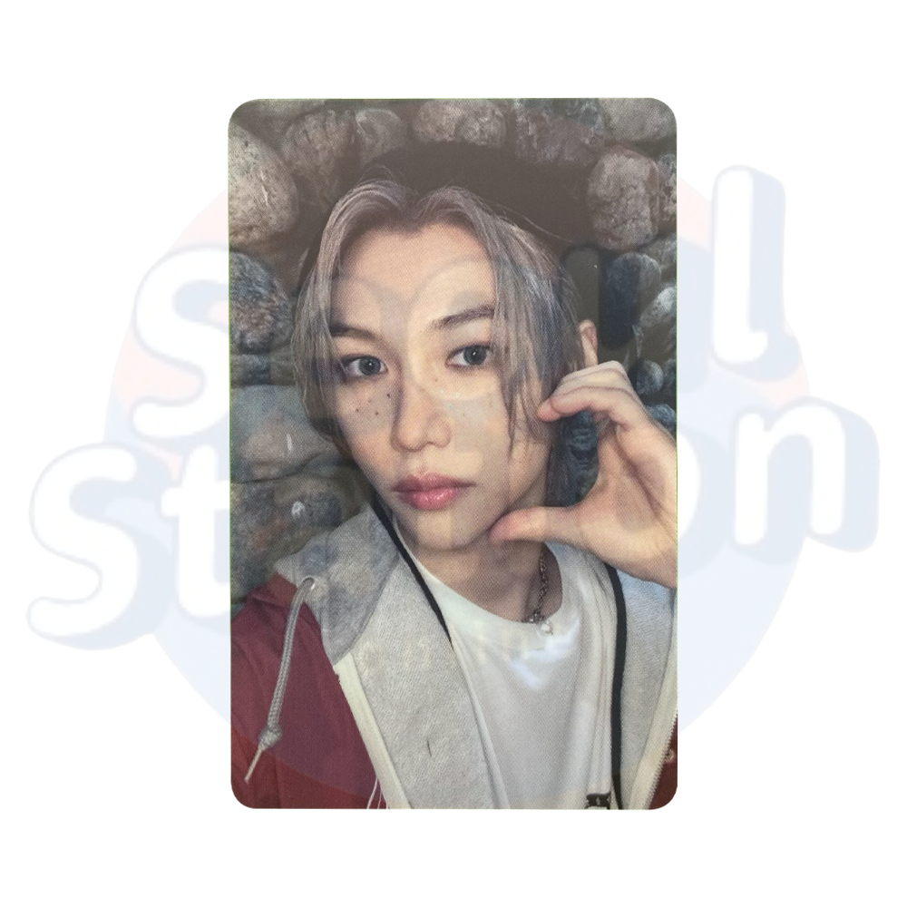 Stray Kids - The 3rd Album '5-STAR' - Soundwave Lucky Draw PVC Event Photo Card (black back) felix