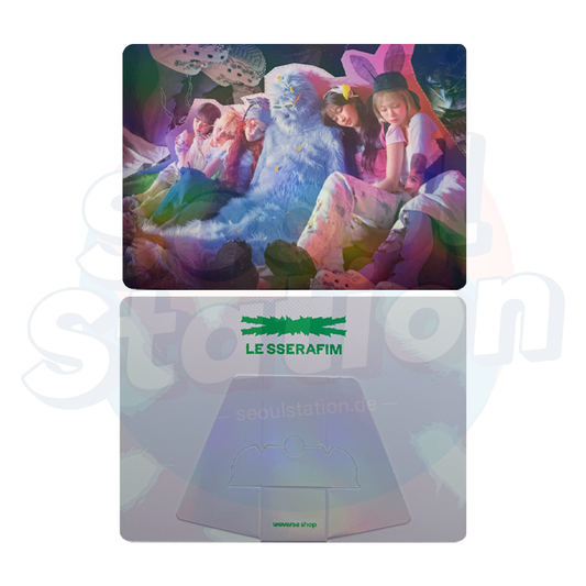 LE SSERAFIM - Japan 3rd Single 'CRAZY' - WEVERSE Holo Standing Photo