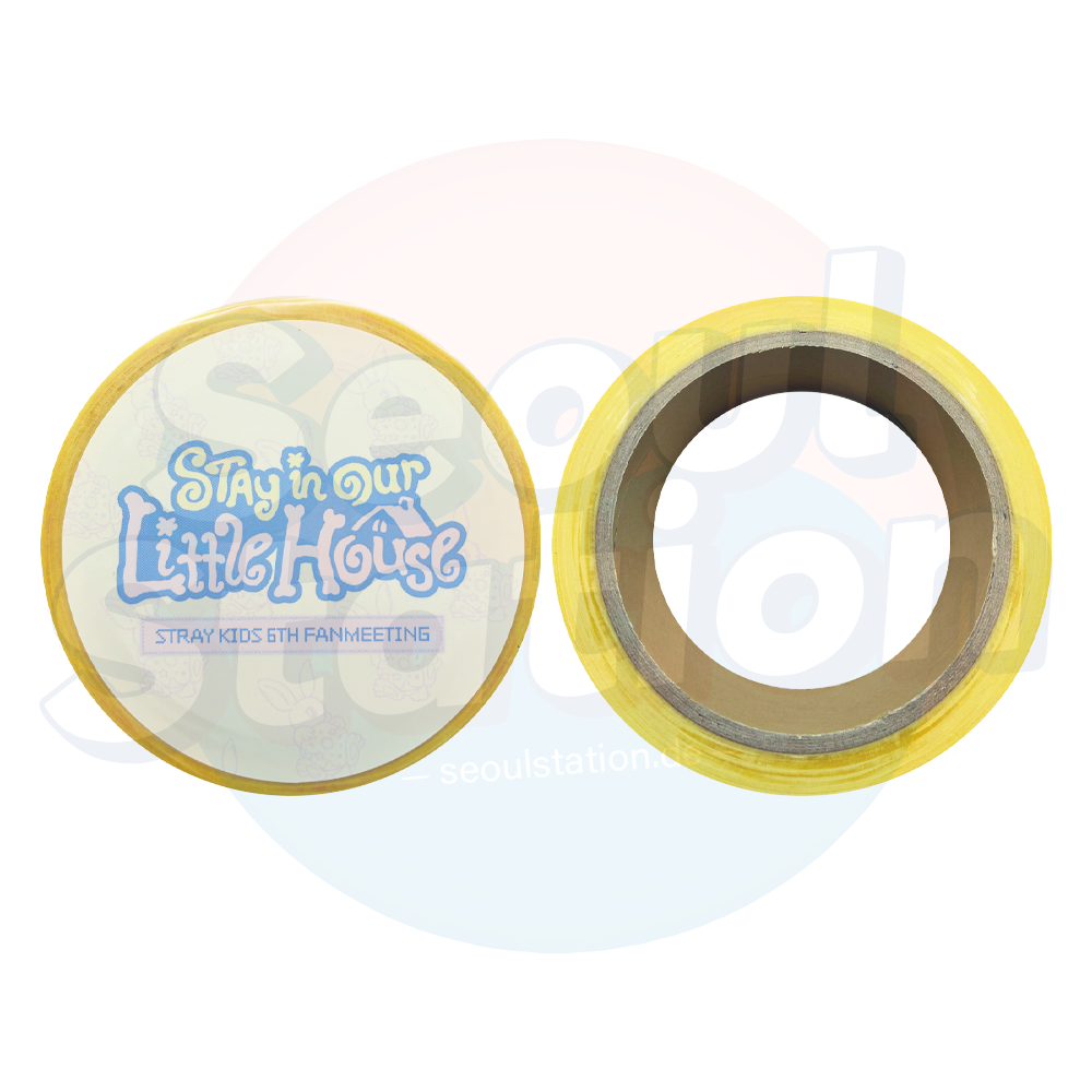 STRAY KIDS - 6th Fanmeeting 'STAY IN OUR LITTLE HOUSE' - Official MD Box Tape seoulstation.de yellow
