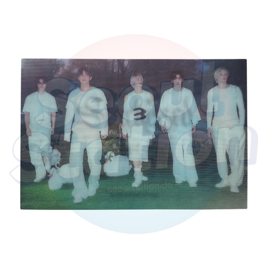 TXT - Japan 3rd Album 'STARKISSED'- WEVERSE Lenticular Postcard 1