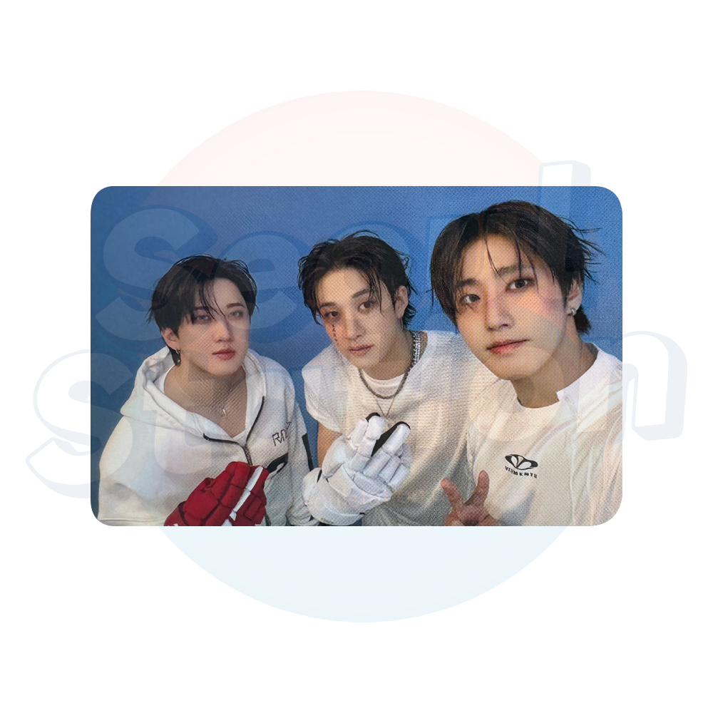 STRAY KIDS - 'KARMA' Pop-Up Store - SOUNDWAVE Lucky Draw Photocard - UNIT Ver.  unit 1 changbin bang chan han