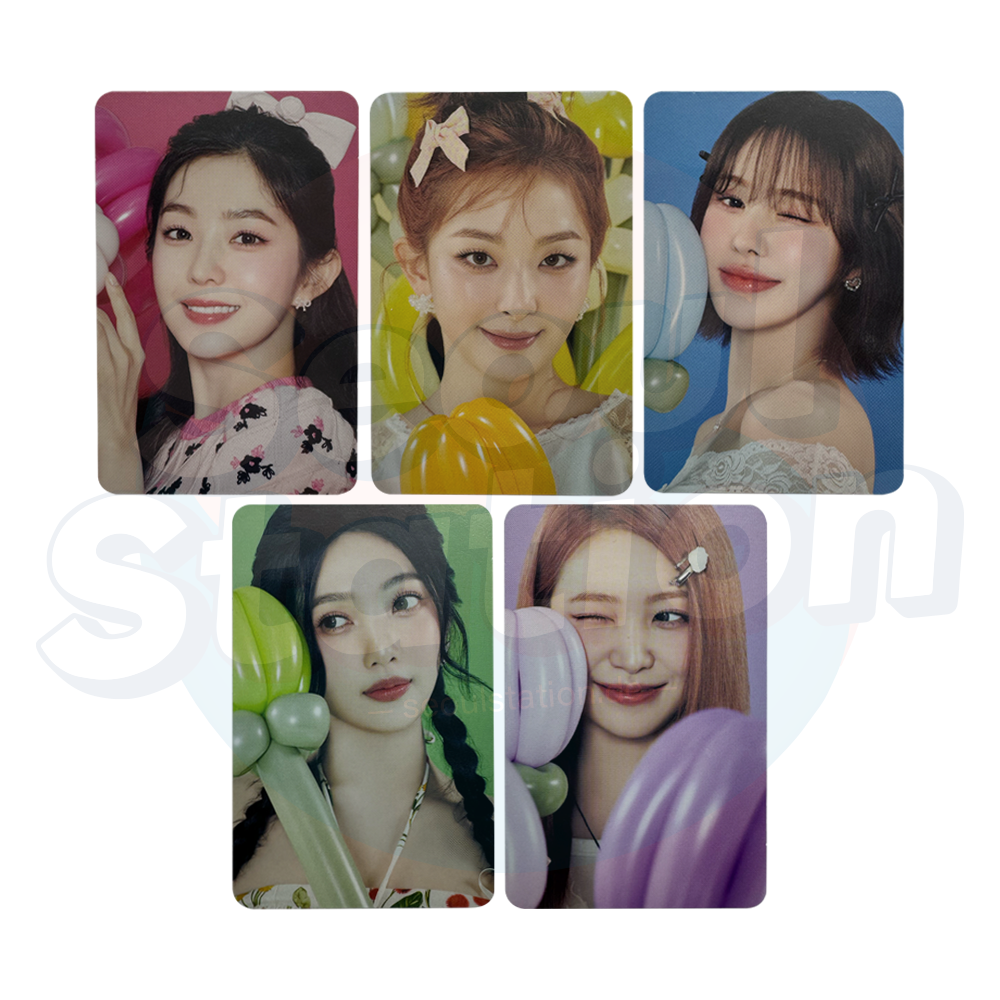 RED VELVET - HAPPINESS : My Dear, ReVe1uv - Trading Cards - SET B (Balloon Flowers)