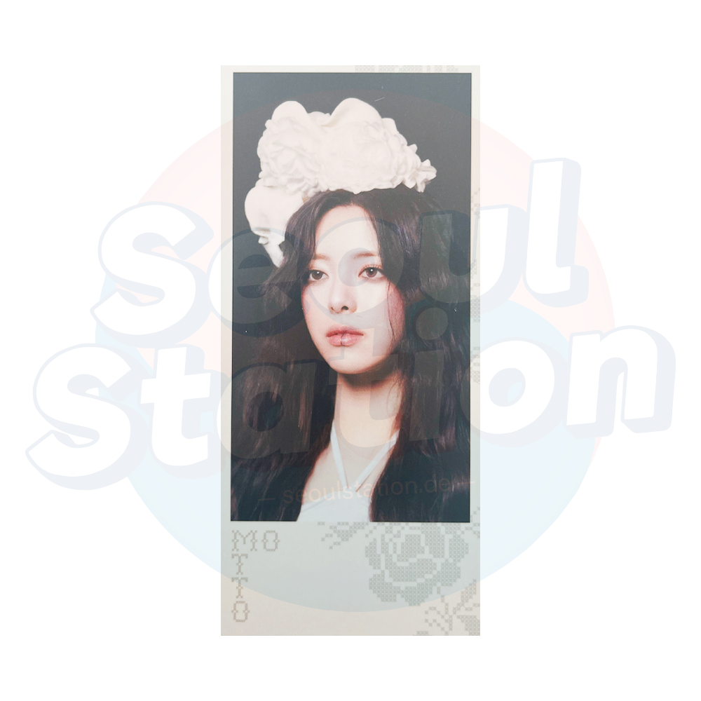 ITZY - 12th Mini Album 'MOTTO' - FANS SHOP Photo Ticket yuna